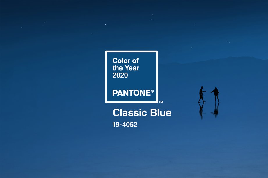 Classic Blue - the color of 2020