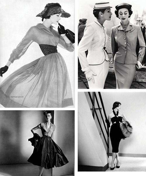 50s fashion after the second world war